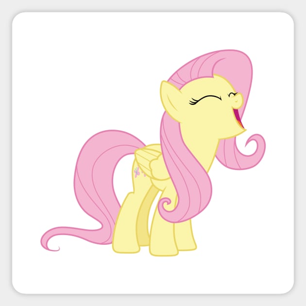 Fluttershy nuzzle Sticker by CloudyGlow